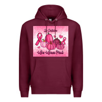 Burgundy in october we wear pink pumpkin Premium Hoodie - RanaPortraitStore