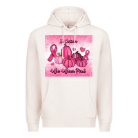 Pale Pink in october we wear pink pumpkin Premium Hoodie - RanaPortraitStore