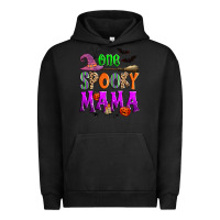 Pigment Black one spooky mama Urban Hoodie - Zillion Design Studio