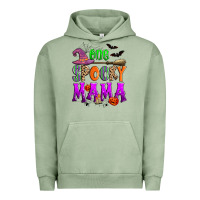 Pigment Oil Green one spooky mama Urban Hoodie - Zillion Design Studio