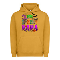 Pigment Peanut Butter one spooky mama Urban Hoodie - Zillion Design Studio