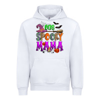 White one spooky mama Urban Hoodie - Zillion Design Studio