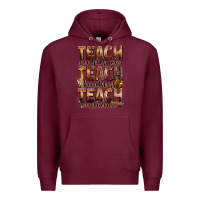 Burgundy teach compassion teach kindness teach confidence Premium Hoodie - Zillion Design Studio