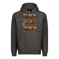 Charcoal Heather teach compassion teach kindness teach confidence Premium Hoodie - Zillion Design Studio
