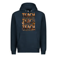 Navy teach compassion teach kindness teach confidence Premium Hoodie - Zillion Design Studio