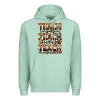 Seafoam teach compassion teach kindness teach confidence Premium Hoodie - Zillion Design Studio