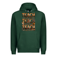 Sports Green teach compassion teach kindness teach confidence Premium Hoodie - Zillion Design Studio
