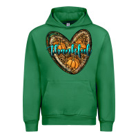 Emerald thankful pumpkin heart Urban Hoodie - RanaPortraitStore