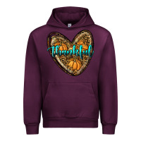 Mauve Wine thankful pumpkin heart Urban Hoodie - RanaPortraitStore