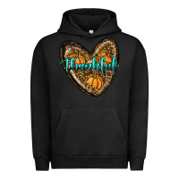 Pigment Black thankful pumpkin heart Urban Hoodie - RanaPortraitStore