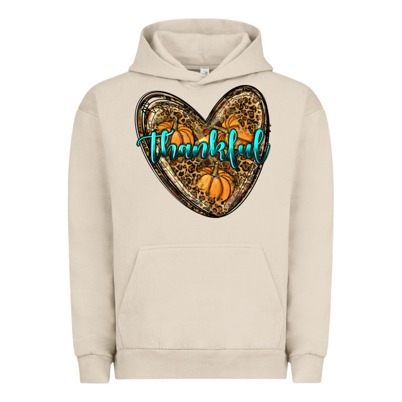 Thankful Pumpkin Heart Urban Hoodie by RanaPortraitStore | Teevron