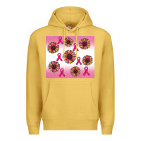 Antique Gold breast cancer awareness sunflower Premium Hoodie - RanaPortraitStore