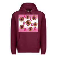 Breast Cancer Awareness Sunflower Premium Hoodie | Teevron