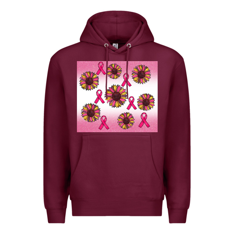Breast Cancer Awareness Sunflower Premium Hoodie by RanaPortraitStore | Teevron