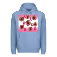 Colony Blue breast cancer awareness sunflower Premium Hoodie - RanaPortraitStore