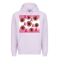 Lilac breast cancer awareness sunflower Premium Hoodie - RanaPortraitStore