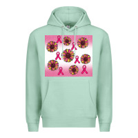 Seafoam breast cancer awareness sunflower Premium Hoodie - RanaPortraitStore