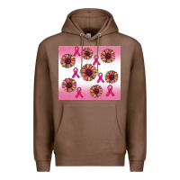 Chestnut breast cancer awareness sunflower Premium Hoodie - RanaPortraitStore