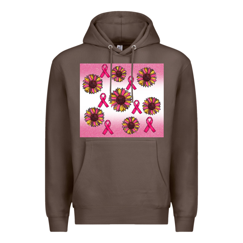 Breast Cancer Awareness Sunflower Premium Hoodie by RanaPortraitStore | Teevron