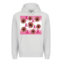 Dove Grey breast cancer awareness sunflower Premium Hoodie - RanaPortraitStore