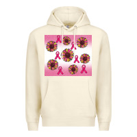 Sandshell breast cancer awareness sunflower Premium Hoodie - RanaPortraitStore