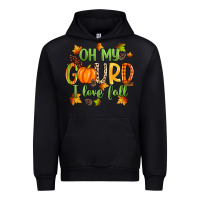 Black oh my gourd i love fall Urban Hoodie - Zillion Design Studio