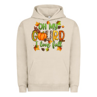 Pigment French Oak oh my gourd i love fall Urban Hoodie - Zillion Design Studio