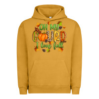 Pigment Peanut Butter oh my gourd i love fall Urban Hoodie - Zillion Design Studio