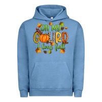 Pigment Pebble Blue oh my gourd i love fall Urban Hoodie - Zillion Design Studio