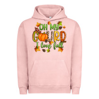 Pigment Salmon oh my gourd i love fall Urban Hoodie - Zillion Design Studio