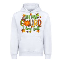 White oh my gourd i love fall Urban Hoodie - Zillion Design Studio