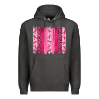 Charcoal Heather breast aweraness brushstrokes Premium Hoodie - RanaPortraitStore