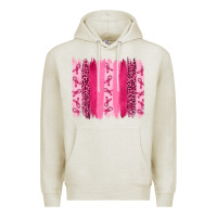Oatmeal Heather breast aweraness brushstrokes Premium Hoodie - RanaPortraitStore