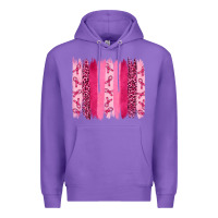 Purple breast aweraness brushstrokes Premium Hoodie - RanaPortraitStore