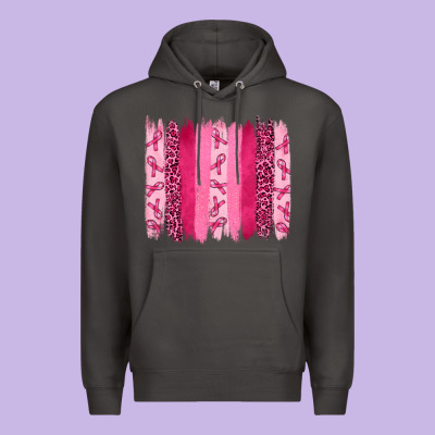 Breast Aweraness Brushstrokes Premium Hoodie Designed By Ranaportraitstore
