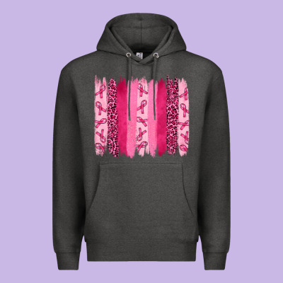 Breast Aweraness Brushstrokes Premium Hoodie Designed By Ranaportraitstore