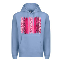Colony Blue breast aweraness brushstrokes Premium Hoodie - RanaPortraitStore