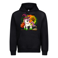 Black halloween unicorn Urban Hoodie - Zillion Design Studio