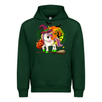 Forest Green halloween unicorn Urban Hoodie - Zillion Design Studio