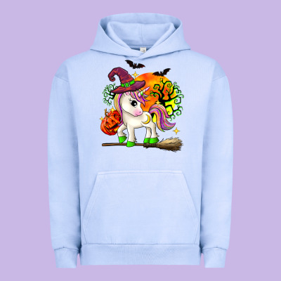 Halloween Unicorn Urban Hoodie Designed By Zillion Design Studio