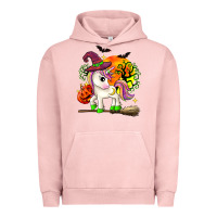 Pigment Salmon halloween unicorn Urban Hoodie - Zillion Design Studio