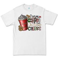 White I Run On Coffee And Christmas Cheers Premium Tee - CowhideDigitalArt