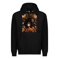 Black melanin poppin Premium Hoodie - Zillion Design Studio