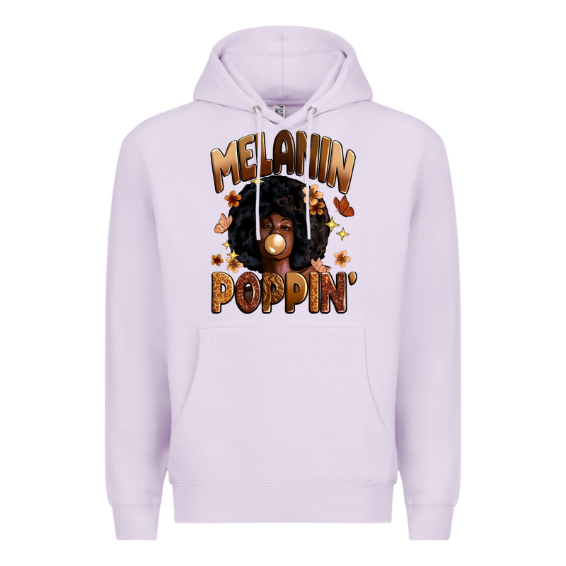 Melanin Poppin Premium Hoodie by Zillion Design Studio | Teevron