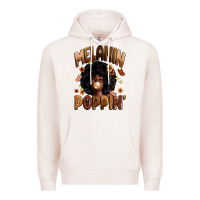 Pale Pink melanin poppin Premium Hoodie - Zillion Design Studio