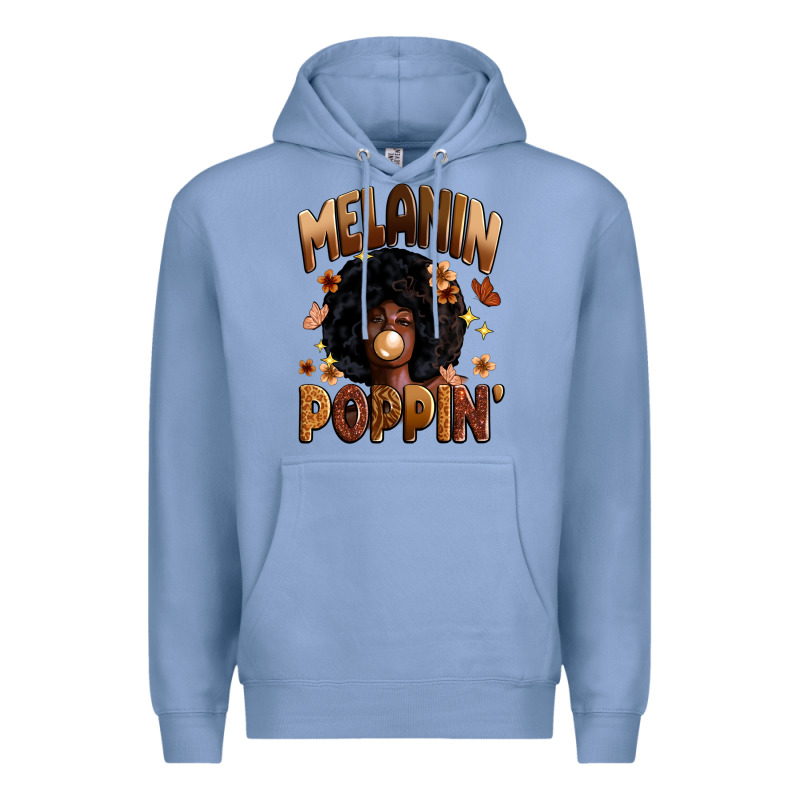 Melanin Poppin Premium Hoodie by Zillion Design Studio | Teevron
