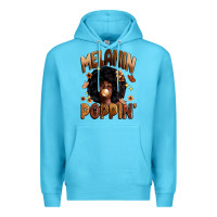 Ocean Blue melanin poppin Premium Hoodie - Zillion Design Studio