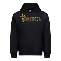 Black thankful pumpkin cross Urban Hoodie - RanaPortraitStore