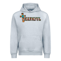Heather Grey thankful pumpkin cross Urban Hoodie - RanaPortraitStore
