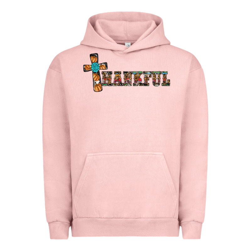 Thankful Pumpkin Cross Urban Hoodie by RanaPortraitStore | Teevron